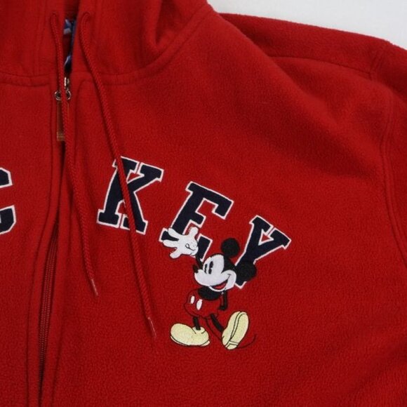 Disney Sweatshirt Womens 2X Full Zip Mickey Mouse Minnie Hooded - Picture 5 of 8